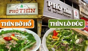 Sự khác nhau giữa phở Thìn và phở Lý Quốc Sư