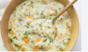 Cách làm món cháo thịt bò cho bé